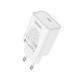 Мережевий зарядний пристрій HOCO C143A Benefit single port PD20W charger White (6942007652063)