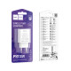 Мережевий зарядний пристрій HOCO C143A Benefit single port PD20W charger White (6942007652063)