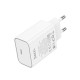 Мережевий зарядний пристрій HOCO C143A Benefit single port PD20W charger White (6942007652063)