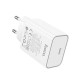 Мережевий зарядний пристрій HOCO C143A Benefit single port PD20W charger White (6942007652063)
