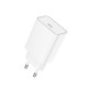 Мережевий зарядний пристрій HOCO C143A Benefit single port PD20W charger White (6942007652063)