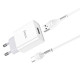 Мережевий зарядний пристрій з кабелем HOCO C81A Asombroso single port charger set(Type-C) White (6931474727961)