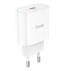 Мережевий зарядний пристрій HOCO C94A Metro single port PD20W charger White (6931474762177)