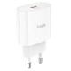 Мережевий зарядний пристрій HOCO C94A Metro single port PD20W charger White (6931474762177)
