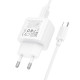 Мережевий зарядний пристрій з кабелем HOCO CS52A 18W Surplus single-port QC3.0 charger set(Type-C) White (6942007631471)