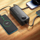 Зовнішній акумулятор HOCO J132B Sabio 22.5W+PD20W fully compatible power bank with 3 cables(30000mAh) Black (6942007632614)