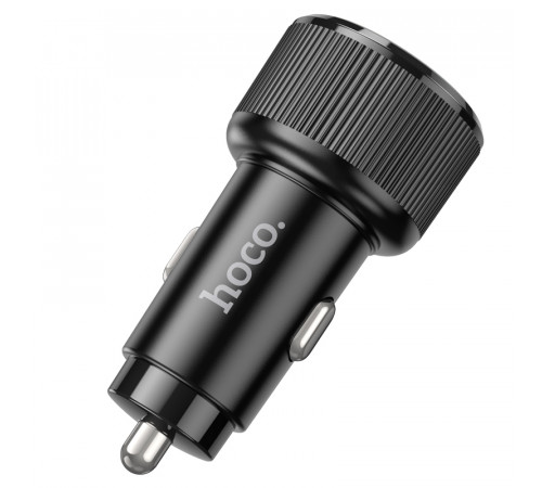 Автомобільний зарядний пристрій HOCO NZ14B Guerrero PD50W(2C) car charger Black (6942007620468)