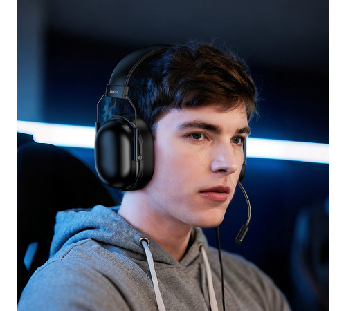 Навушники ігрові HOCO W113 Dynamic USB7.1 channel gaming headphones Black (6942007664127)