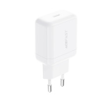 Мережевий зарядний пристрій ACEFAST A130 PD20W single USB-C charger White (6974316284659)