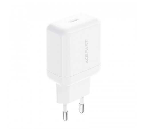 Мережевий зарядний пристрій ACEFAST A130 PD20W single USB-C charger White (6974316284659)