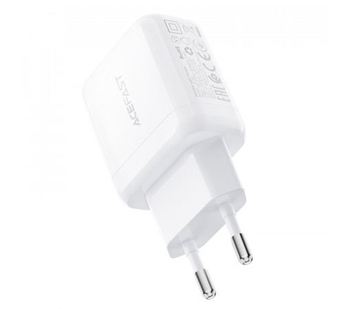 Мережевий зарядний пристрій ACEFAST A130 PD20W single USB-C charger White (6974316284659)