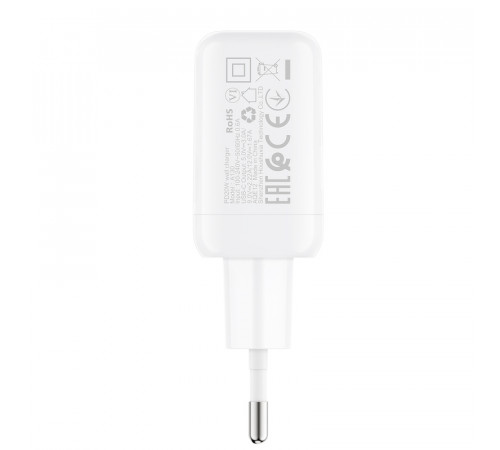 Мережевий зарядний пристрій ACEFAST A130 PD20W single USB-C charger White (6974316284659)