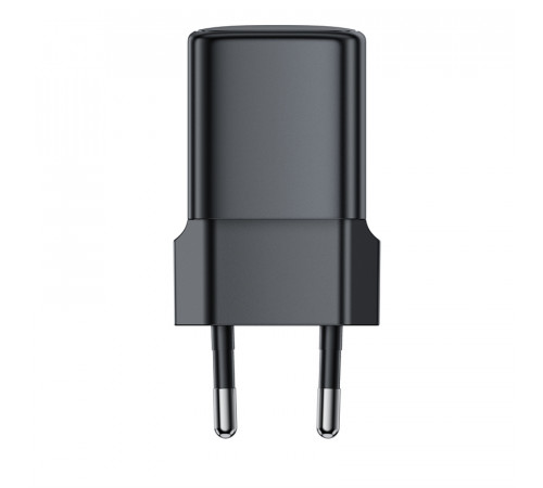 Мережевий зарядний пристрій ACEFAST A117 PD20W mini GaN USB-C fast charger Black (6974316284987)