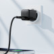Мережевий зарядний пристрій ACEFAST A117 PD20W mini GaN USB-C fast charger Black (6974316284987)