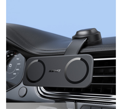Автотримач для телефона ACEFAST D60 dual magnet car holder for dashboard Black (6974316285380)