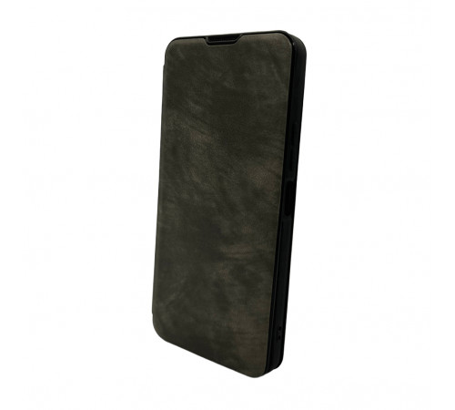 Чохол для смартфона Leather Premium for Xiaomi Redmi 13C / Poco C65 Grey (LPRRm13CGrey)