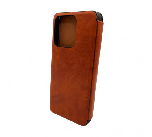 Чохол для смартфона Leather Premium for Xiaomi Redmi Note 14s 4G (Europe version) Brown (LPRRmNt14sBrown)