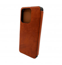Чохол для смартфона Leather Premium for Xiaomi Redmi Note 14 4G (Europe version) Brown (LPRRmNt14Brown)
