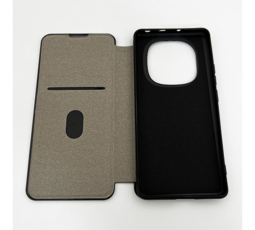 Чохол для смартфона Leather Premium for Xiaomi Redmi Note 14 Pro 4G Grey (LPRRmNt14Pro4GGrey)