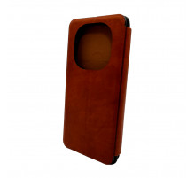 Чохол для смартфона Leather Premium for Xiaomi Redmi Note 14 Pro 4G Brown (LPRRmNt14Pro4GBrown)