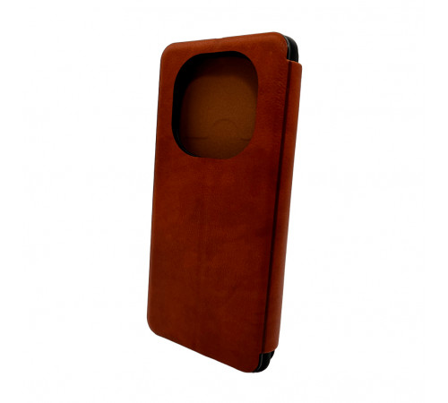 Чохол для смартфона Leather Premium for Xiaomi Redmi Note 14 Pro 4G Brown (LPRRmNt14Pro4GBrown)