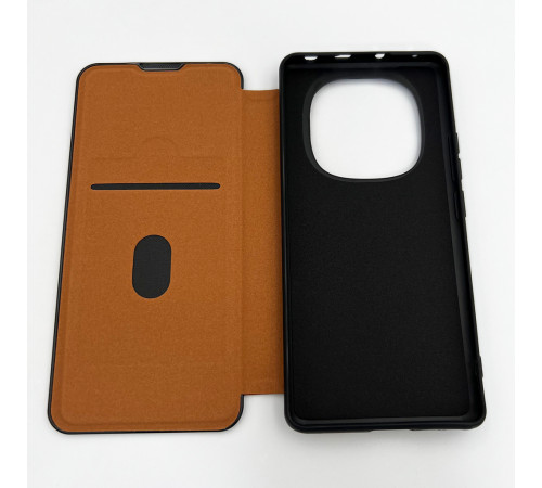 Чохол для смартфона Leather Premium for Xiaomi Redmi Note 14 Pro 4G Brown (LPRRmNt14Pro4GBrown)