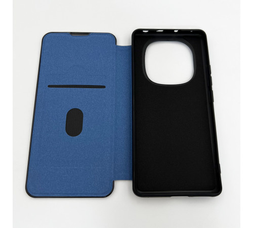 Чохол для смартфона Leather Premium for Xiaomi Redmi Note 14 Pro 4G Blue (LPRRmNt14Pro4GBlue)