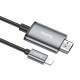 Перехідник HOCO UA27 HD on-screen cable iP to HDTV Metal Gray (6942007619011)