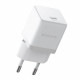 Мережевий зарядний пристрій з кабелем Baseus Palm Fast Charger 1C 20W EU Moon White set USB-C to iP 20W 1m (E0116400)