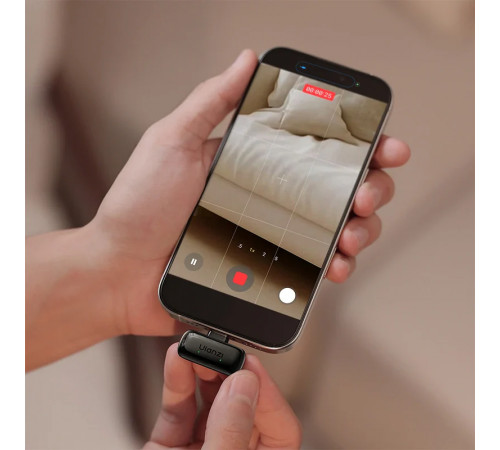 Бездротова мікрофонна система Ulanzi A200 Mini Mic dual-mic (Type-C) Black (A046)