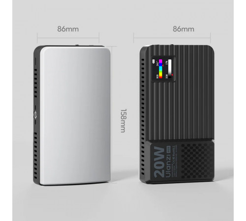 Накамерне світло Ulanzi K20 RGB 20W  Panel light (L207)