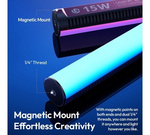 Лампа Ulanzi B15RGB 15W Tube Light (L208)