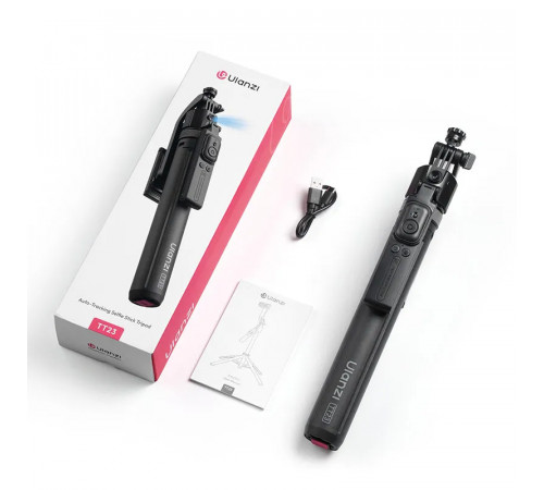 Штатив з автоматичним стеженням Ulanzi TT23 Auto-Tracking Selfie Stick Tripod Black (T168)