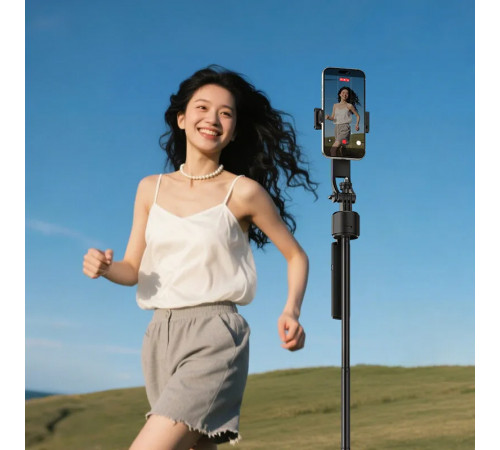 Штатив з автоматичним стеженням Ulanzi TT23 Auto-Tracking Selfie Stick Tripod Black (T168)