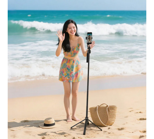 Штатив з автоматичним стеженням Ulanzi TT23 Auto-Tracking Selfie Stick Tripod Black (T168A)