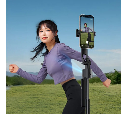 Штатив з автоматичним стеженням Ulanzi TT23 Auto-Tracking Selfie Stick Tripod Black (T168A)