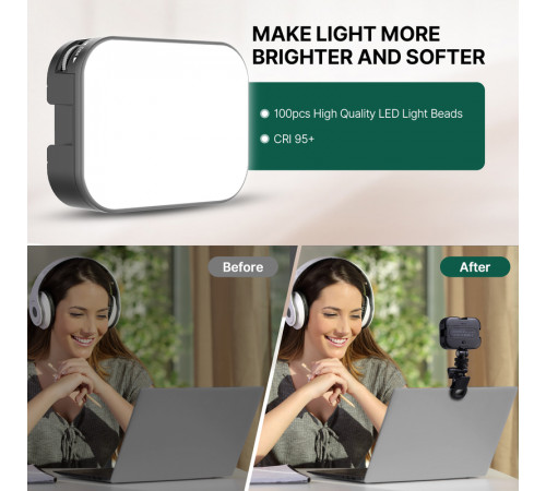 Ulanzi VL100X Selfie Light, Clip LED Light (3356)