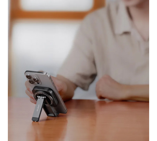 Тримач телефона Ulanzi MA60 Foldable Magnetic Phone Tripod (Silver) (S035)