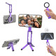 Тримач телефона Ulanzi MA60 Foldable Magnetic Phone Tripod (Purple) (S037)