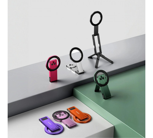 Тримач телефона Ulanzi MA60 Foldable Magnetic Phone Tripod (Purple) (S037)