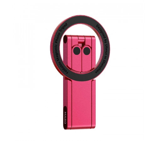 Тримач телефона Ulanzi MA60 Foldable Magnetic Phone Tripod (Red) (S038)