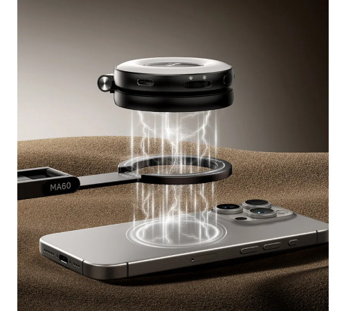 Тримач телефона Ulanzi MA60 Foldable Magnetic Phone Tripod (Pink) (S039)