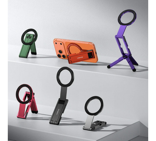 Тримач телефона Ulanzi MA60 Foldable Magnetic Phone Tripod (Pink) (S039)