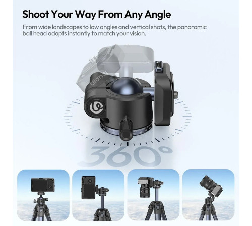 Штатив Ulanzi OMBRA II YING Tripod (38-156cm) Black (T156)
