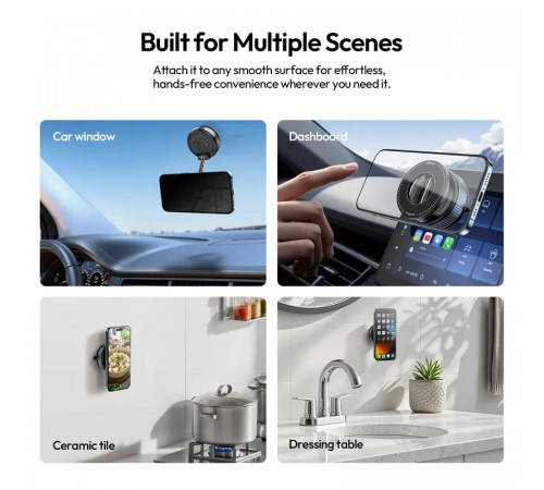 Тримач телефона Ulanzi SK - 25 Mobile PhoneSuction Cup Holder (S003)