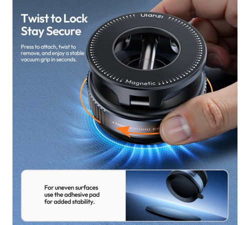 Тримач телефона Ulanzi SK - 25 Mobile PhoneSuction Cup Holder (S003)