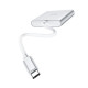 USB-хаб HOCO HB14 Easy use Type-C adapter(Type-C to USB3.0+HDMI+PD) Silver (6931474725790)