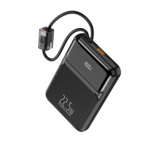 Зовнішній акумулятор WUW Y158 （PD22.5W quick charge) 10000mAh Black (Y158)