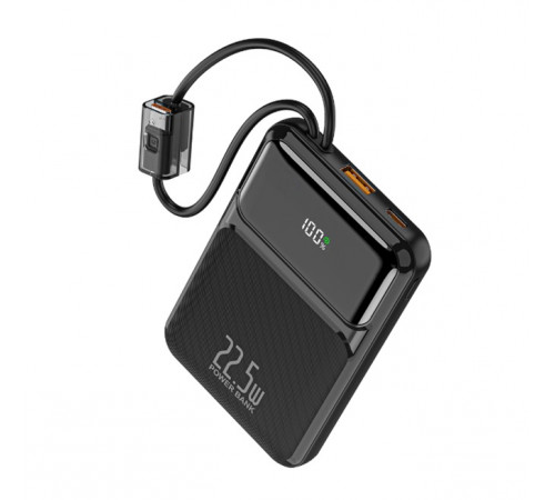 Зовнішній акумулятор WUW Y158 （PD22.5W quick charge) 10000mAh Black (Y158)