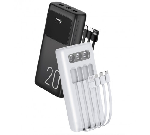 Зовнішній акумулятор WUW TUGII Y21 20000mAh Black (Y21)